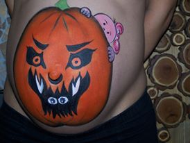 bellypainting